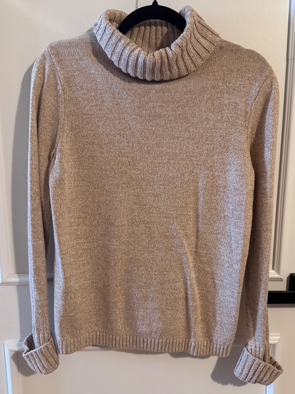 L.L. Bean Turtleneck Sweater in Beige